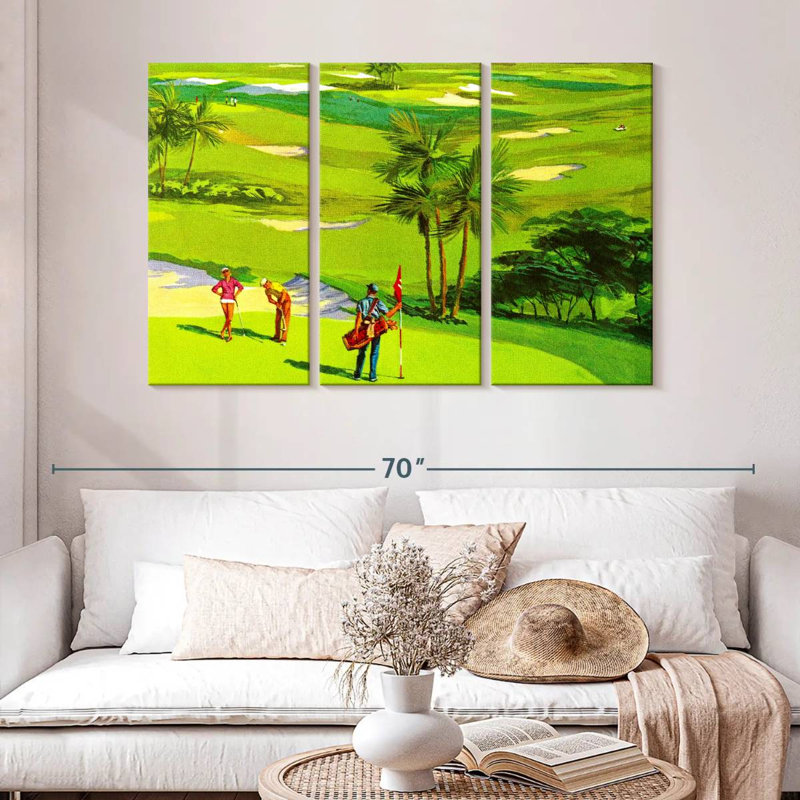 Senne Golf Course, 32" H x 50" W