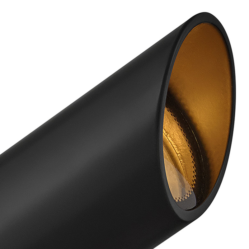 Accent Spot Satin Black Low Voltage Integrated LED Metal Spot Light, 50W, Halogen