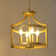 Aonesty 4-Light Lantern Chandelier
