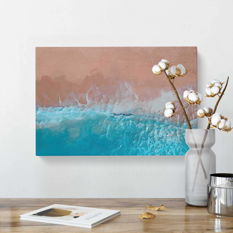 South Beach Miami Florida In Abstract - Wrapped Canvas, 35cm H x 50cm W x 3cm D