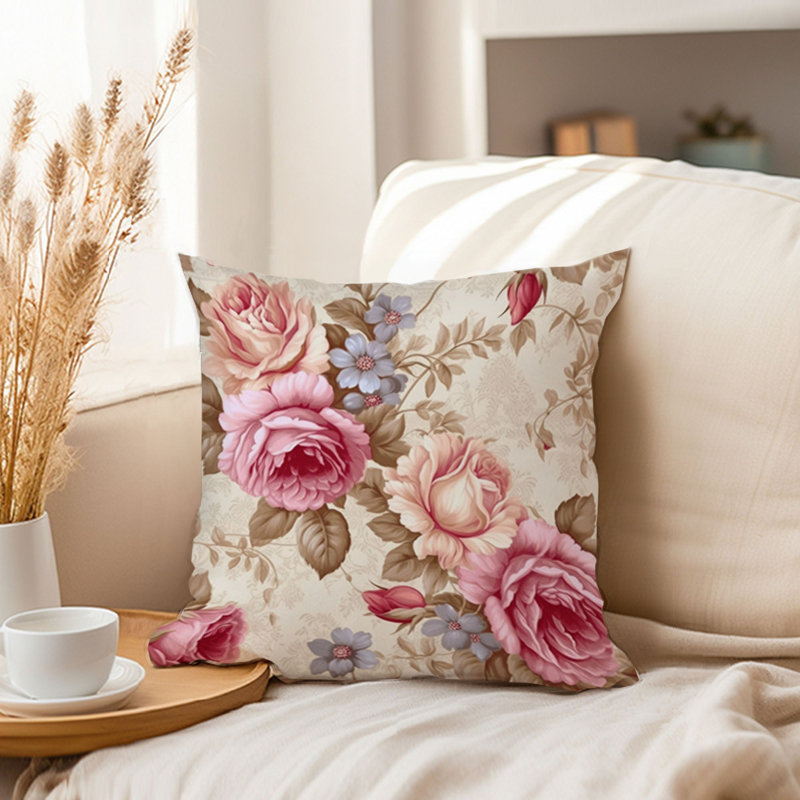 Floral Flower Dreams I Shabby Elegance, 18"H x 18"W