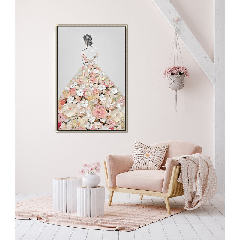 Art floral sur toile