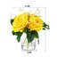 Roses en soie dans un vase-354699448