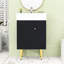 Ensemble de meuble-lavabo simple autoportant Marianne avec lavabo en céramique et rangement à droite-1189853848