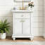 Meuble-lavabo moderne 24 po avec tiroir basculant-483183589