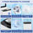 2.8Cu.Ft Portable Washing Machine With Glass Cover, 20Lbs Capacity Full-Automatic Portable Washer Machine, Washer And Dryer Combo With 10 Programs & 8 Water Levels For Apartment, Dorms, RV-114201686