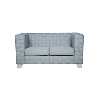 Chenille Loveseat with Pocket Coil Comfort