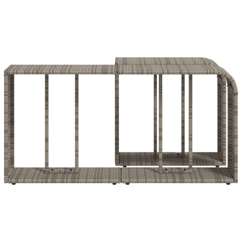 Schechter Rectangular 112Cm L Outdoor Side Table, Grey