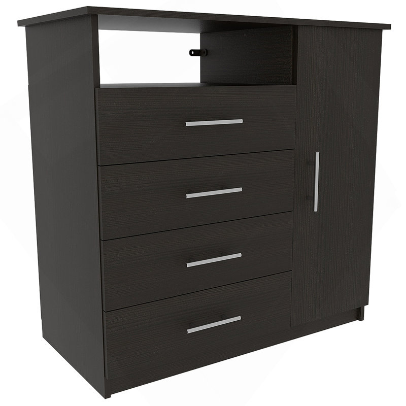 Commode simple à quatre tiroirs Carolina