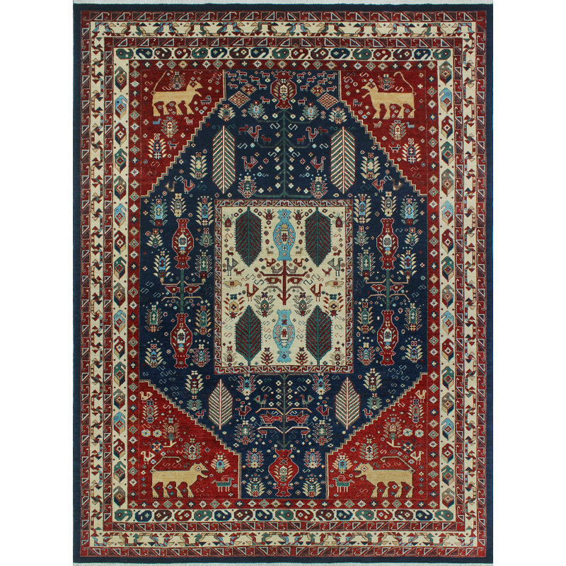 Jacque One-of-a-Kind 9'2" X 12'8" Wool Area Rug in