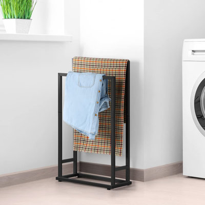 Porte-serviettes double autoportant