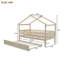 Lit en bois avec lit gigogne simple-171366145-171366147
