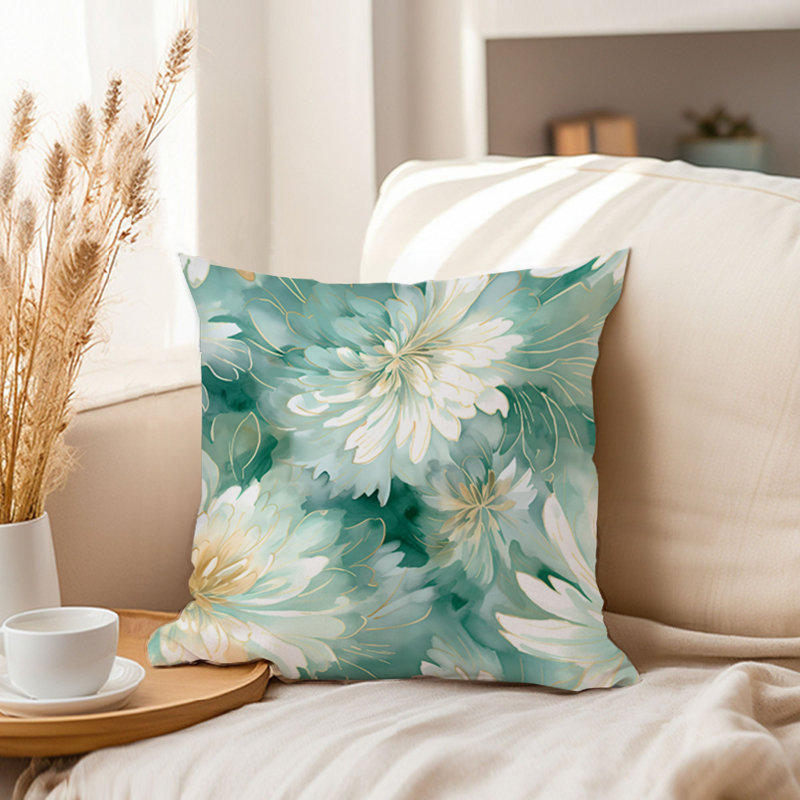 Floral Flowers II Modern, 16"H x 16"W