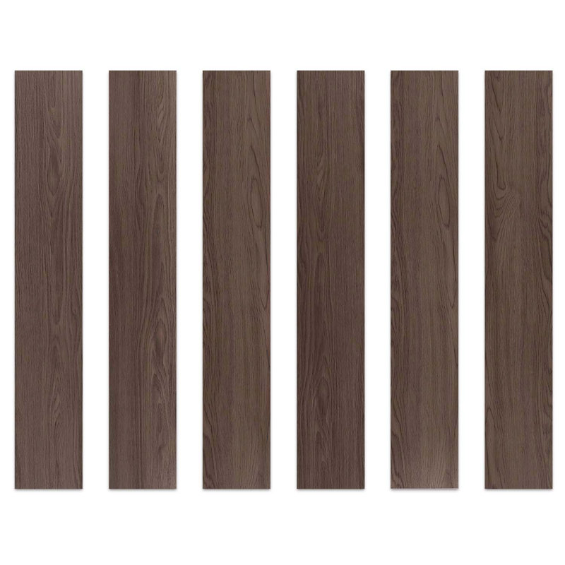 12 Mil X 6 In. X 36 In. Luxury Vinyl Plank Flooring Tile, Peel And Stick Pvc Flooring (54 Sq. Ft./case), Brown Wood