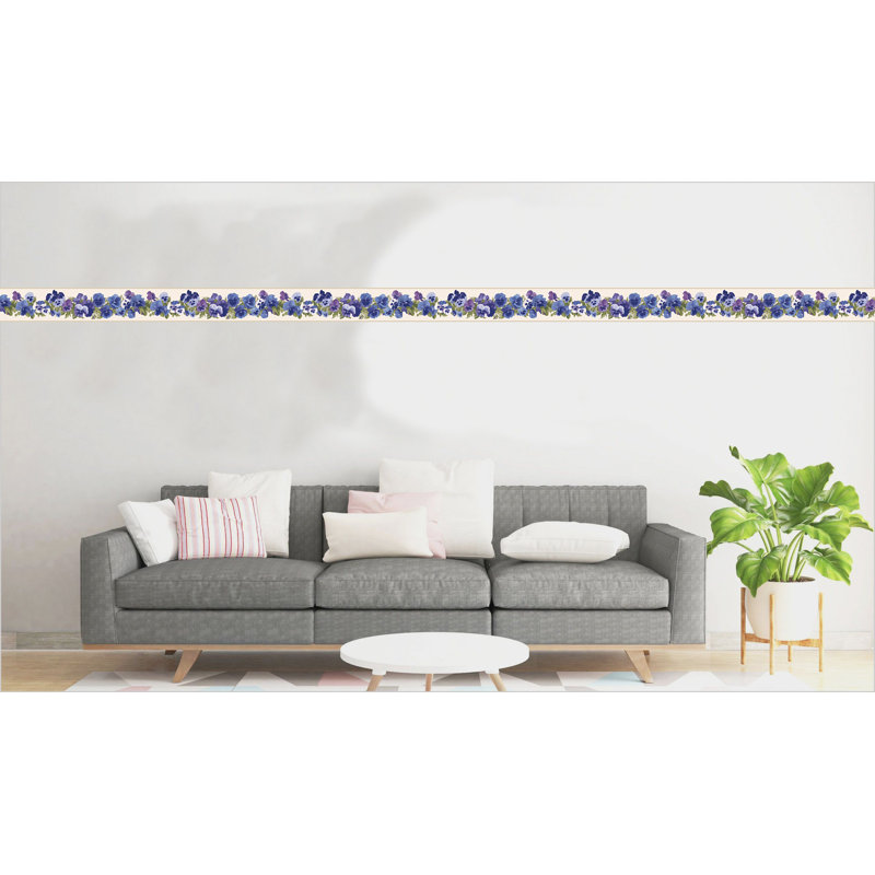 Peel & Stick Floral Border