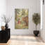«Little Girl and Bear Peaceful Whimsical Abstract Bear Moss Forest Nature», art mural-129003171