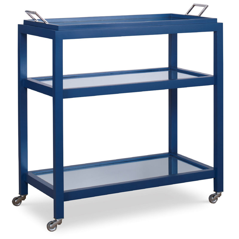 Curate Mandalay Bar Cart, Navy
