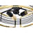 Luminaire suspendu cage en laiton huilé 15 pouces Milly 3 lumières