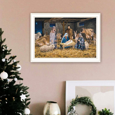 Décoration murale Home: reproduction de la nativité, accrocheur et élégant transformez votre décor avec décoration: Made In