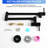 Wall Mount Kitchen Faucet - Pot Filler, Matte Black, Single Hole, 360 Rotatable, Two Handles, Save Counter Space Mounted Filler-1105060922