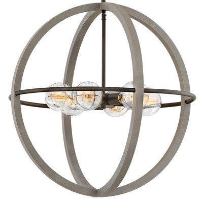 Bodie 6 - Light Unique Globe Chandelier