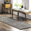 Tapis gris / noir en coton doux touffeté à la main Parnell-87900719