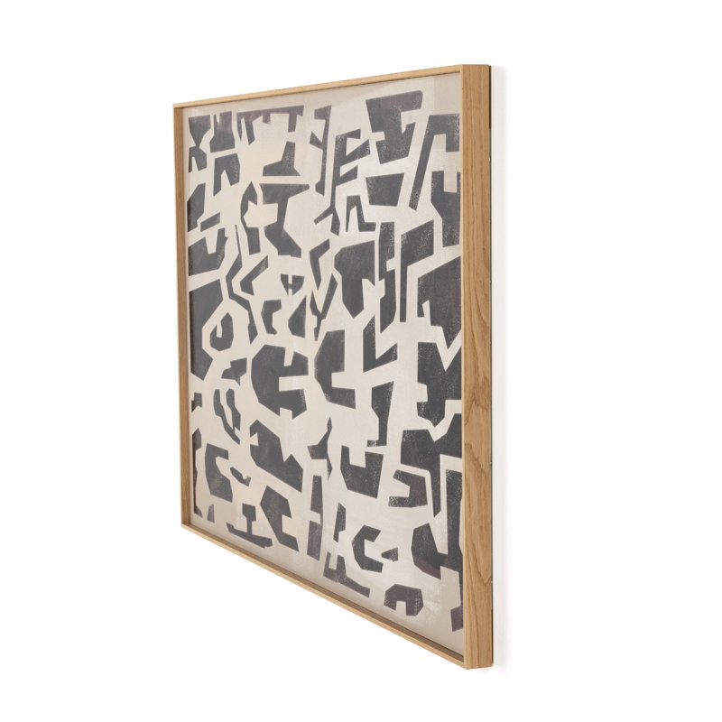 Block II Painting by Coup D'Esprit, 40" H x 60" W x 2" D