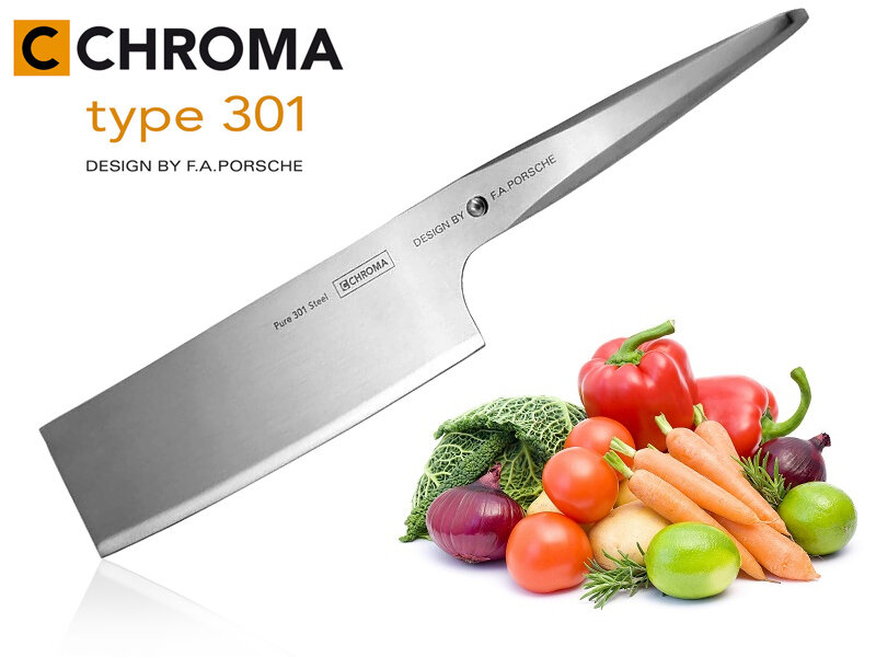Chroma Type 301 Japanese Chef's Kitchen Knife Block Set 10-Piece