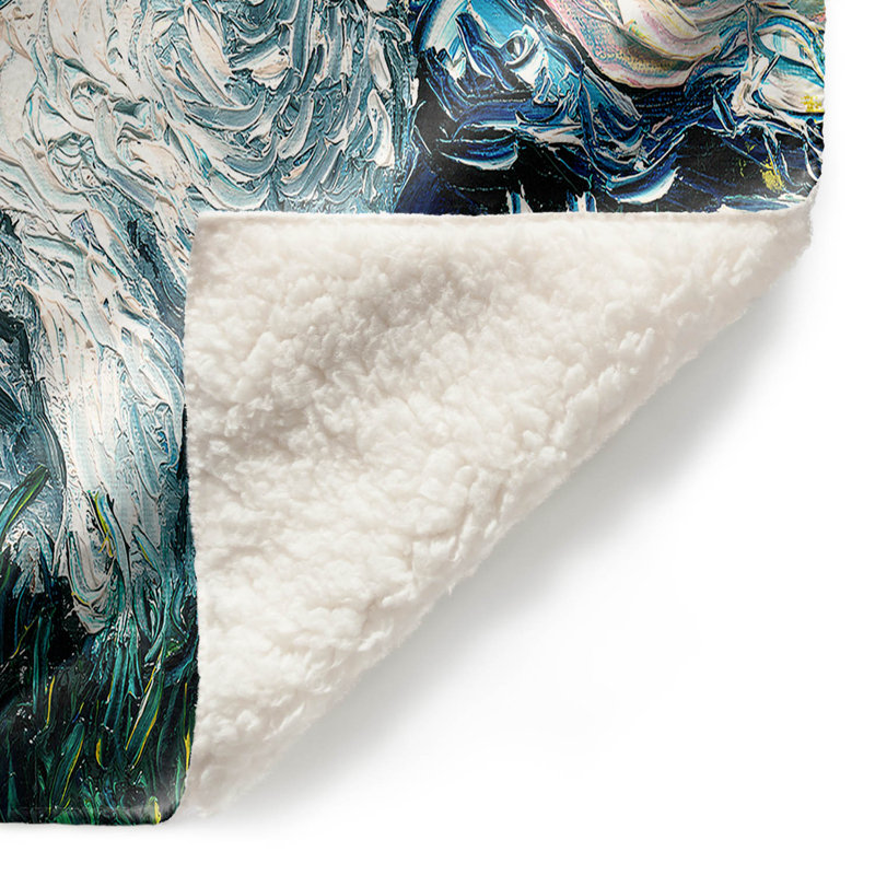  Couverture douce en sherpa, 51 po x 60 po