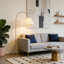 Lampe sur pied arquée 72,5 po-583842531