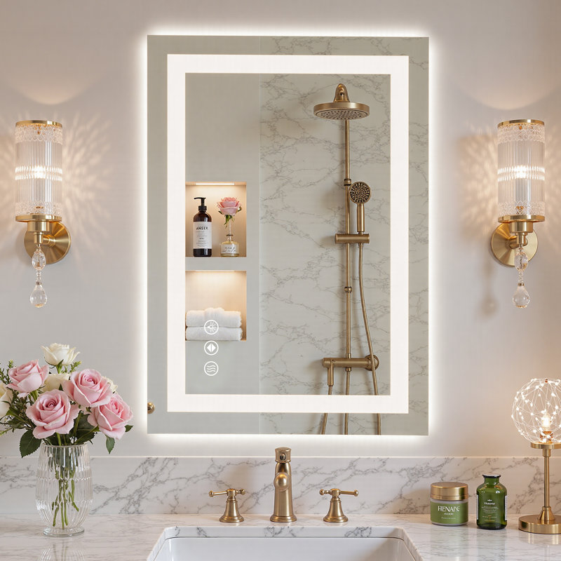 Miroir de salle de bain Moxon, 28 po x 36 po