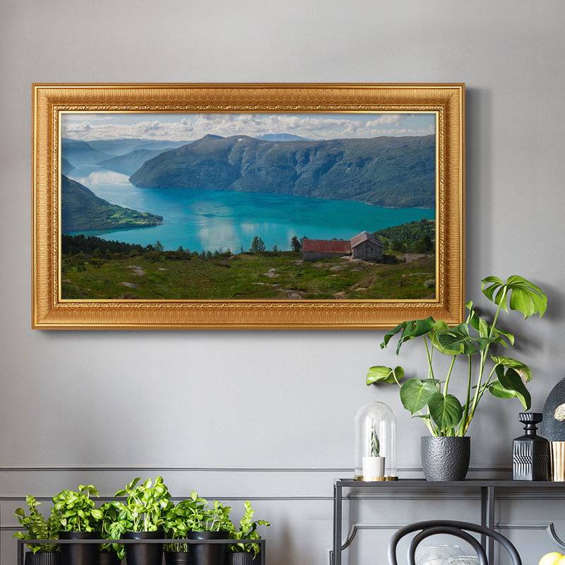 Toile encadrée de qualité supérieure Reflection II - prête à être accrochée, H 29 po x l 53 po x P 1 po