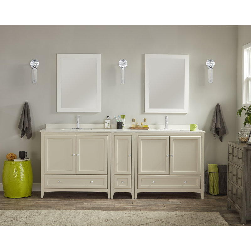 Emelia Dimmable Bath Sconce, Polished Chrome