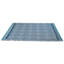 Bleu/tapis de zone blanche Bratton