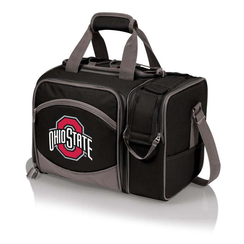 Refroidisseur à pique-nique isolé NCAA, Ohio State, Noir