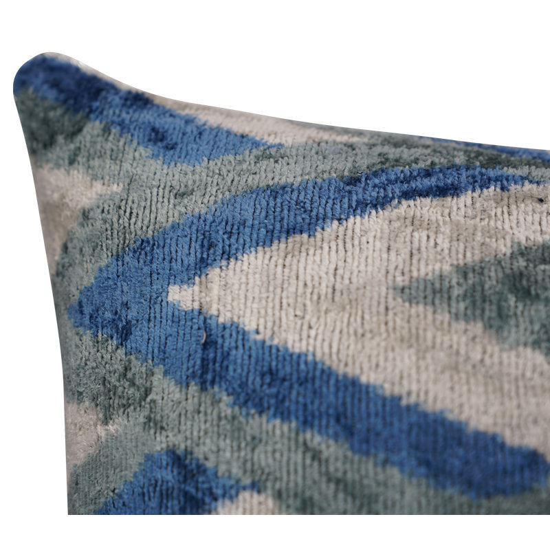 Lumbar Pillow Cover & Insert, Chevron