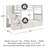Ahmia Solid Wood Twin Over Twin Bunk Bed with Stairs and Drawers-1703002852