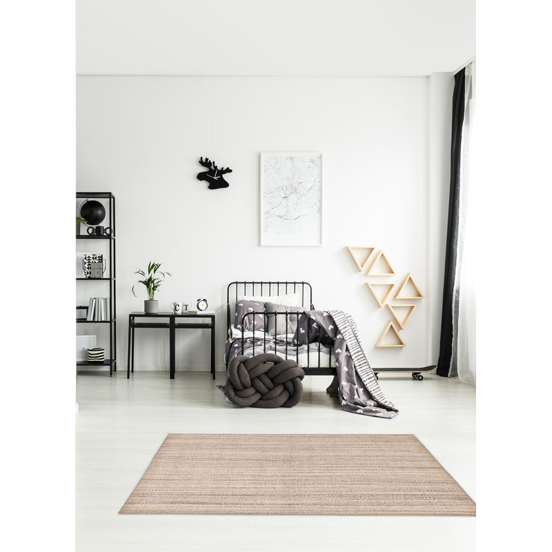 Tapis gris Loreto 5 pi 6 po x 7 pi 10 po