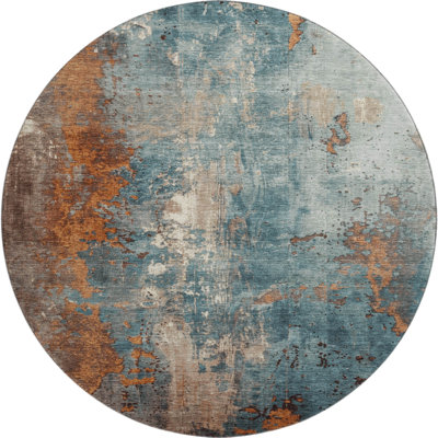 Premium Machine Washable Medena AMF1870 Abstract Rug