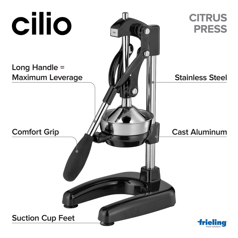 Frieling Manual Citrus Juicer, Black