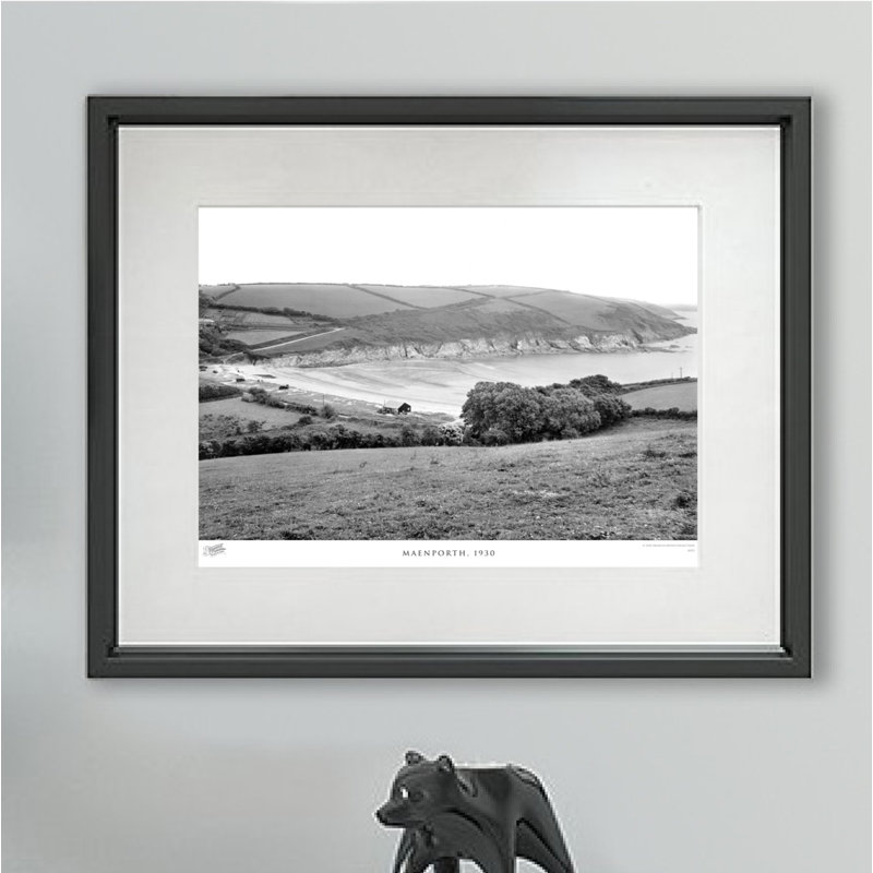 Maenporth, 1930 1 Piece Single Picture Frame Wall Art, 45cm H x 60cm W x 2.3cm D