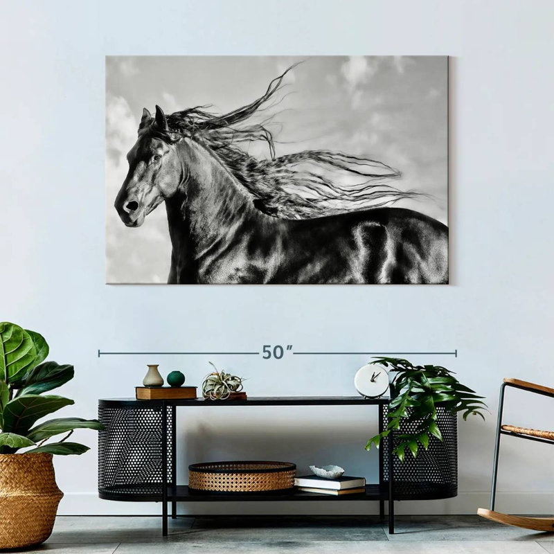 Wind Blown Mane III, 32" H x 48" W