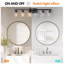 Luminaire de meuble-lavabo de 37 po de style moderne à 37 lumières pour salle de bain 37 po