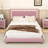 Harsukh Queen Upholstered Bed with LED Lights-997063909