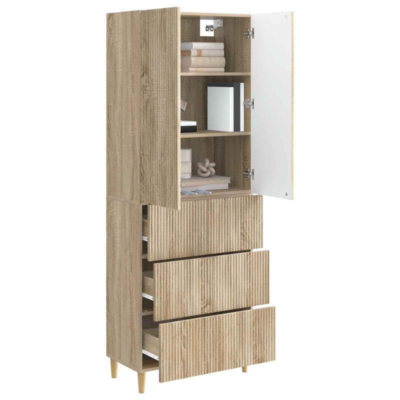 Storage Cabinet, Sonoma Oak