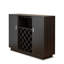 Armoire à vin avec porte-gobelet