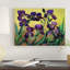 «Mauve barbu» par Cheryl Bartley, reproduction sur toile-32714285