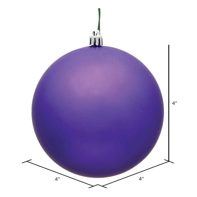 Babiole incassable, H 4 po x l 4 po x P 4 po, Mauve mat
