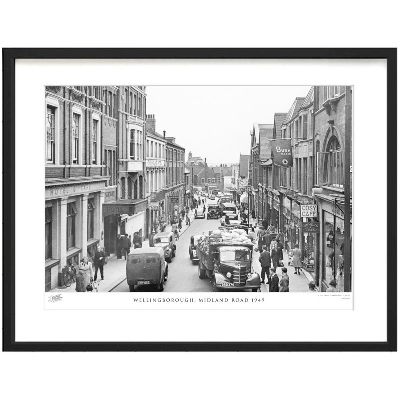 Wellingborough, Midland Road 1949 - Single Picture Frame Print, 60cm H x 80cm W x 2.3cm D