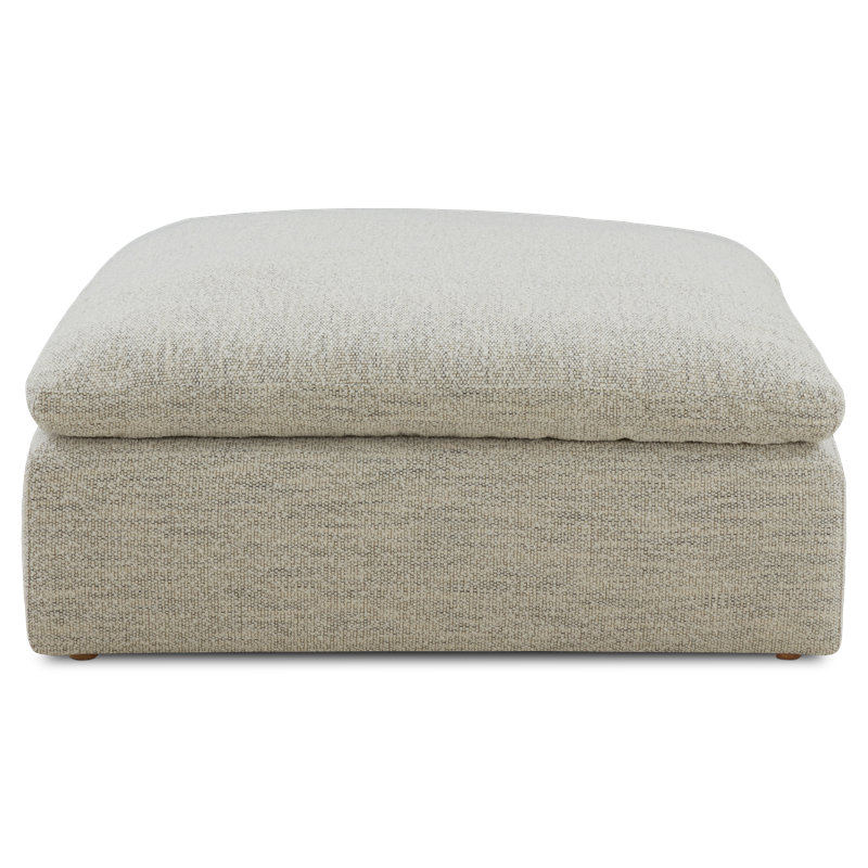 Clay Ottoman Fabric Livesmart Light Grey, Light Gray Livesmart®